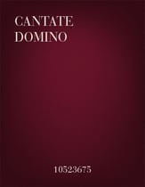 Cantate Domino SSAATTBB choral sheet music cover